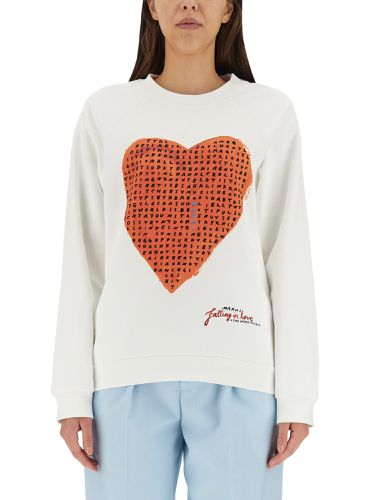Marni heart crucipuzzle sweatshirt - marni - Modalova