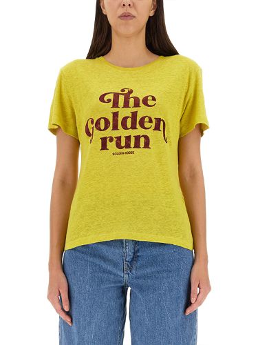 Golden goose logo print t-shirt - golden goose - Modalova