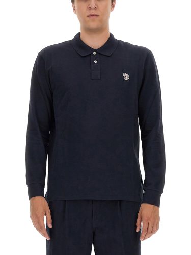 Polo shirt with zebra patch - ps by paul smith - Modalova