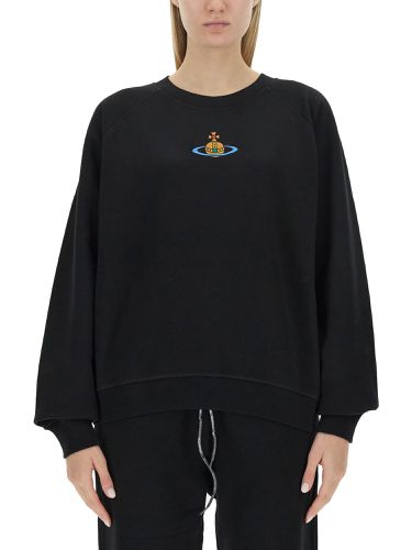 Sweatshirt with logo - vivienne westwood - Modalova