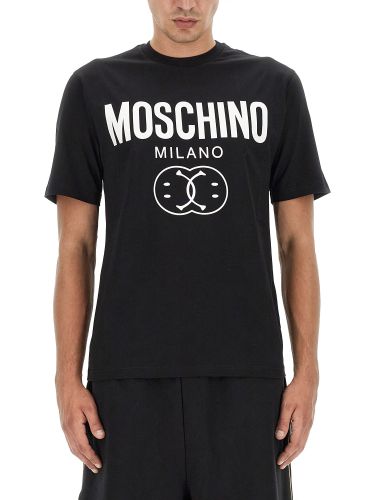 Moschino double smile t-shirt - moschino - Modalova