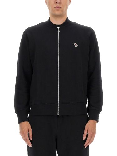 Bomber jacket with zebra patch - ps by paul smith - Modalova