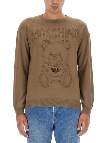 Moschino jersey with logo - moschino - Modalova