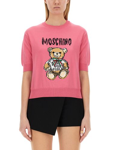 Moschino "drawn teddy bear" jersey - moschino - Modalova