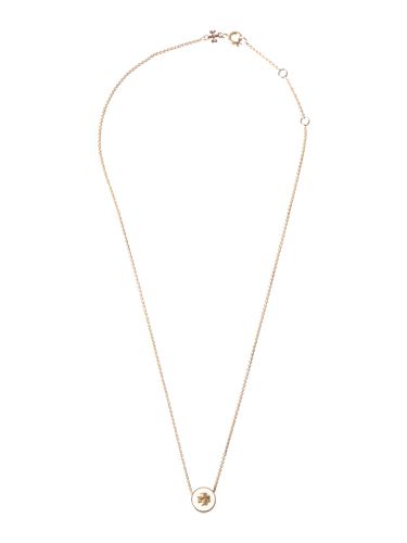 Kira" necklace with logo pendant - tory burch - Modalova