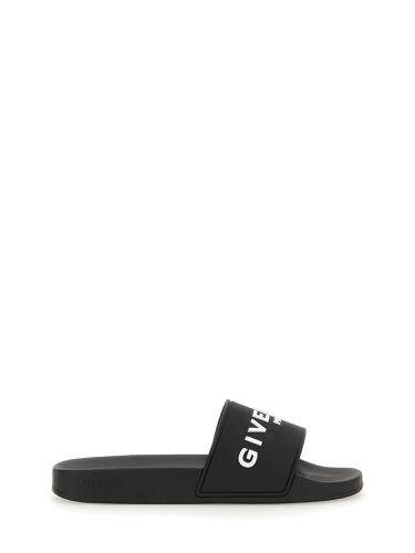 Givenchy slide sandal with logo - givenchy - Modalova