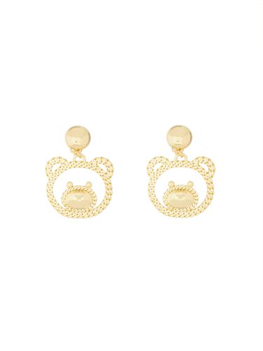 Moschino "teddy chain" earrings - moschino - Modalova