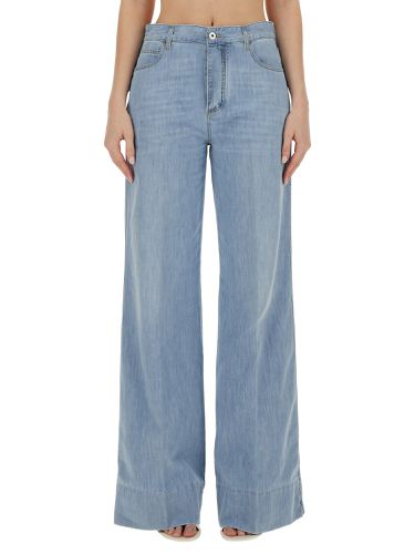 Bottega veneta wide denim pants - bottega veneta - Modalova