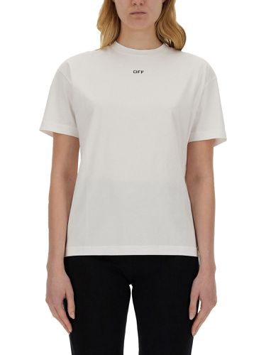 Off-white t-shirt with logo - off-white - Modalova