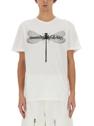 Dragonfly" t-shirt - alexander mcqueen - Modalova