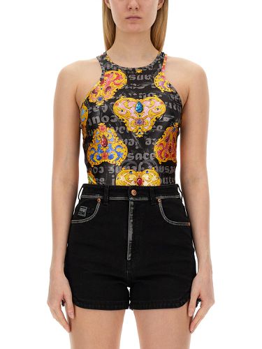 Top with print - versace jeans couture - Modalova