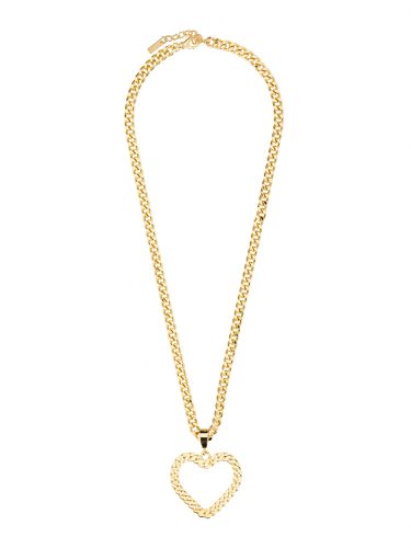 Moschino chain heart necklace - moschino - Modalova