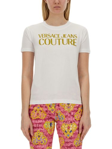 T-shirt with logo - versace jeans couture - Modalova