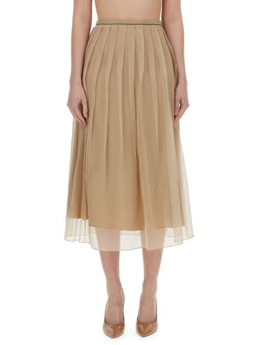 Brunello cucinelli silk skirt - brunello cucinelli - Modalova