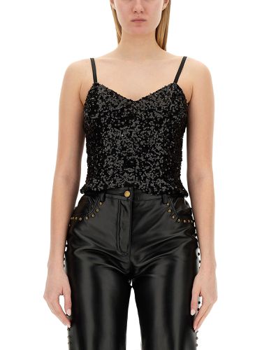 Moschino jeans sequined top - moschino jeans - Modalova