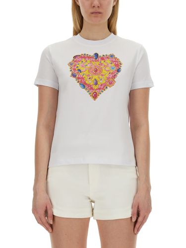 T-shirt "heart" - versace jeans couture - Modalova