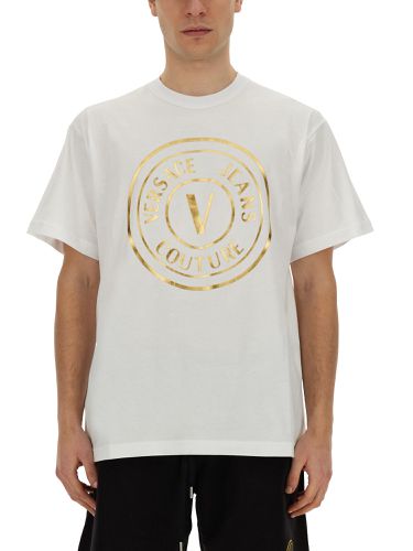 T-shirt with logo - versace jeans couture - Modalova