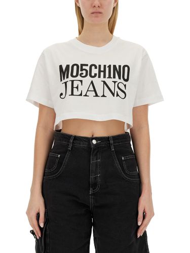 Moschino jeans cropped t-shirt - moschino jeans - Modalova