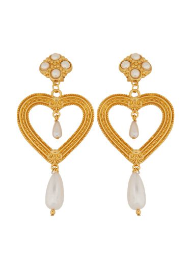 Moschino earrings "heart" - moschino - Modalova