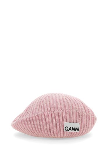 Ganni ribbed knit beanie - ganni - Modalova