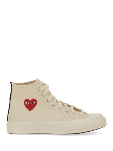 Sneaker with logo - comme des garcons play converse - Modalova