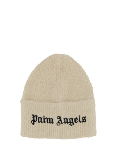 Palm angels beanie hat with logo - palm angels - Modalova