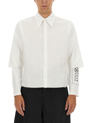 Mm6 maison margiela cotton shirt - mm6 maison margiela - Modalova