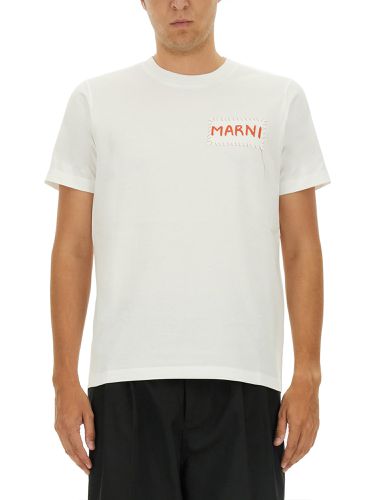 Marni t-shirt with logo - marni - Modalova