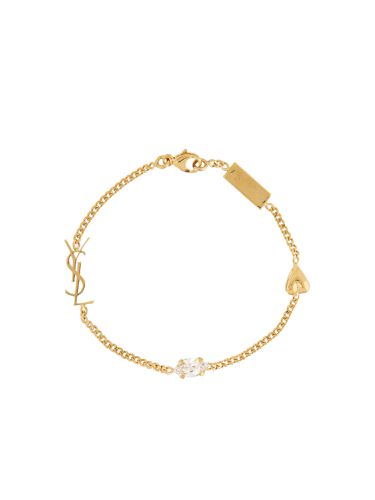 Cassandre" heart charm bracelet - saint laurent - Modalova