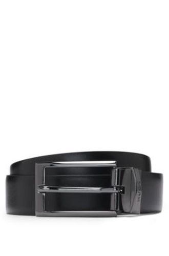 Ceinture en cuir réversible avec passant logoté - HUGO - Modalova
