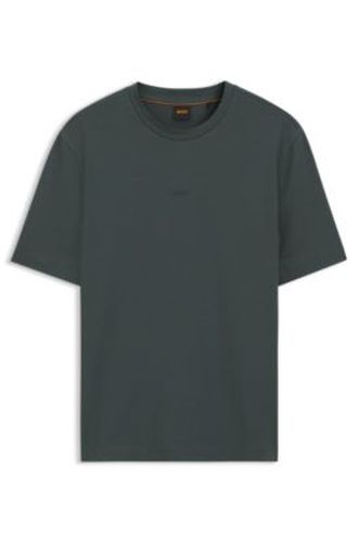 T-shirt Relaxed à logo imprimé à effet superposé - Boss - Modalova