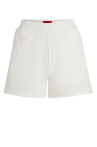 Short en tissu stretch à logo imprimé - HUGO - Modalova