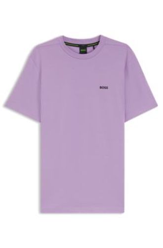 T-shirt en coton stretch - Boss - Modalova