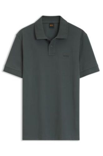 Polo en piqué de coton avec logo - Boss - Modalova