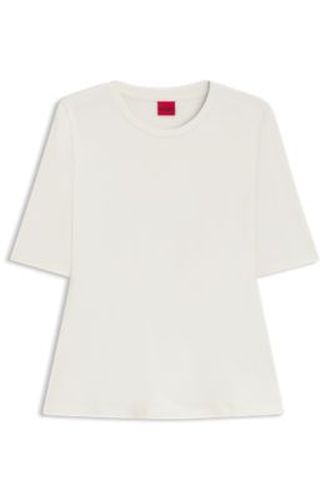 T-shirt Slim en coton, modal et stretch - HUGO - Modalova