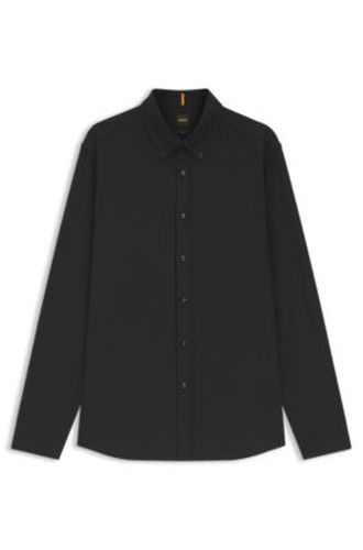 Chemise regular en coton Oxford à pointes boutonnées - Boss - Modalova