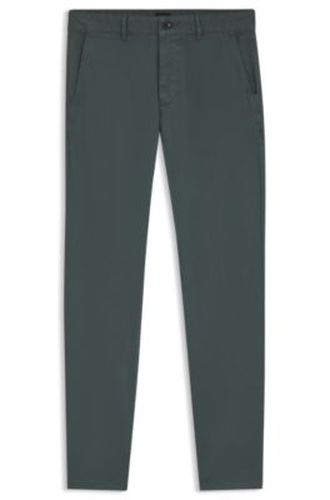 Pantalon Slim en satin stretch surteint - Boss - Modalova