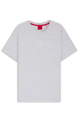 Top Relaxed avec logo imprimé à haute densité - HUGO - Modalova