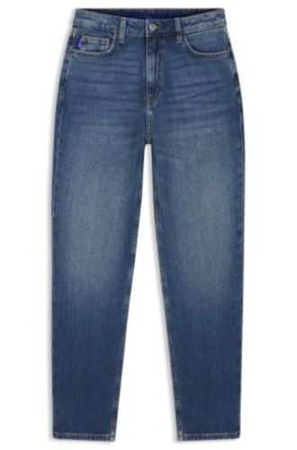 Jean Mom en denim stretch bleu - HUGO - Modalova