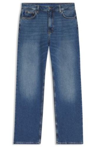 Jean long coupe droite en denim stretch - HUGO - Modalova