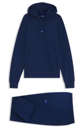 Ensemble de survêtement en coton avec patch logo bleu - HUGO - Modalova