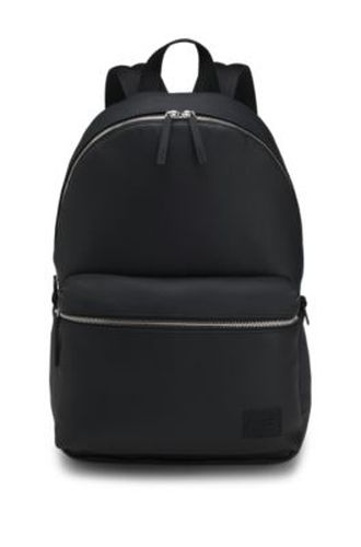 Sac à dos zippé avec patch logoté en gomme - HUGO - Modalova