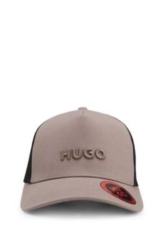 Casquette en twill de coton avec panneaux en mesh - HUGO - Modalova