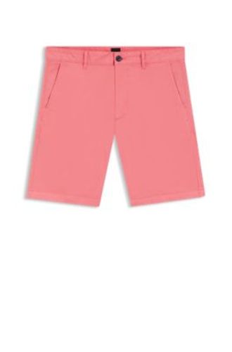 Short Slim en twill de coton stretch - Boss - Modalova
