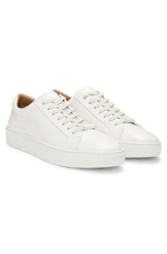 Baskets Gary avec tige en cuir - Boss - Modalova