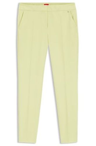 Pantalon Slim en tissu stretch avec rivet logoté - HUGO - Modalova