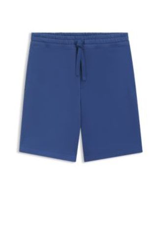 Short en molleton de coton avec logo imprimé - HUGO - Modalova