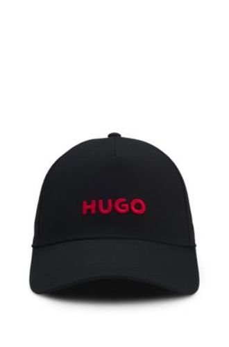 Casquette en twill de coton avec logo - HUGO - Modalova