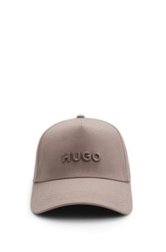 Casquette en twill de coton avec logo - HUGO - Modalova
