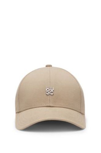 Casquette en twill de coton avec lettrage à logo revisité - HUGO - Modalova